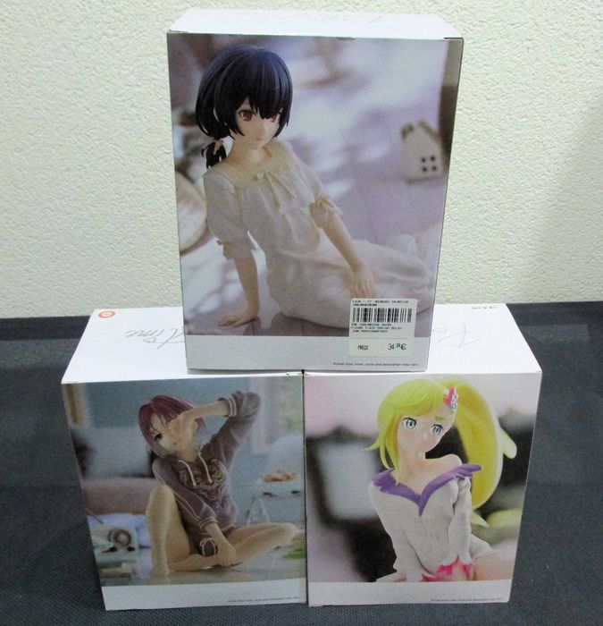 Pack 3 Figuras RelaxTime Banpresto