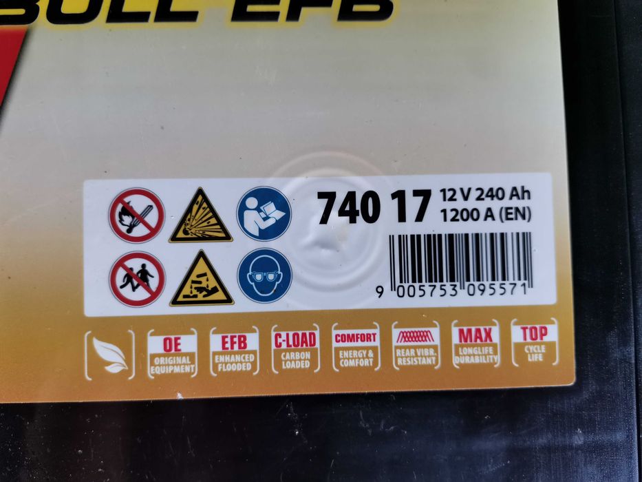 Akumulator BANNER BUFFALO BULL 240Ah 1200A (EN) - 12V