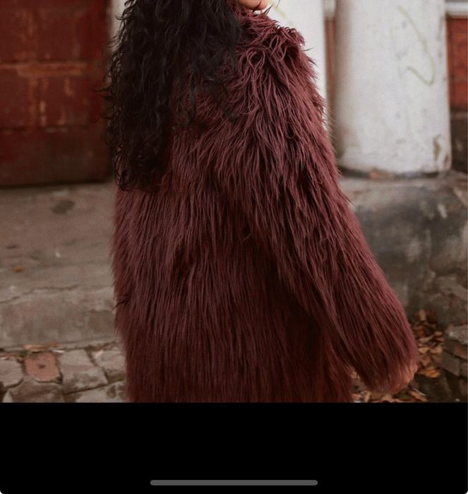 Шуба хутро лама розмір С-М