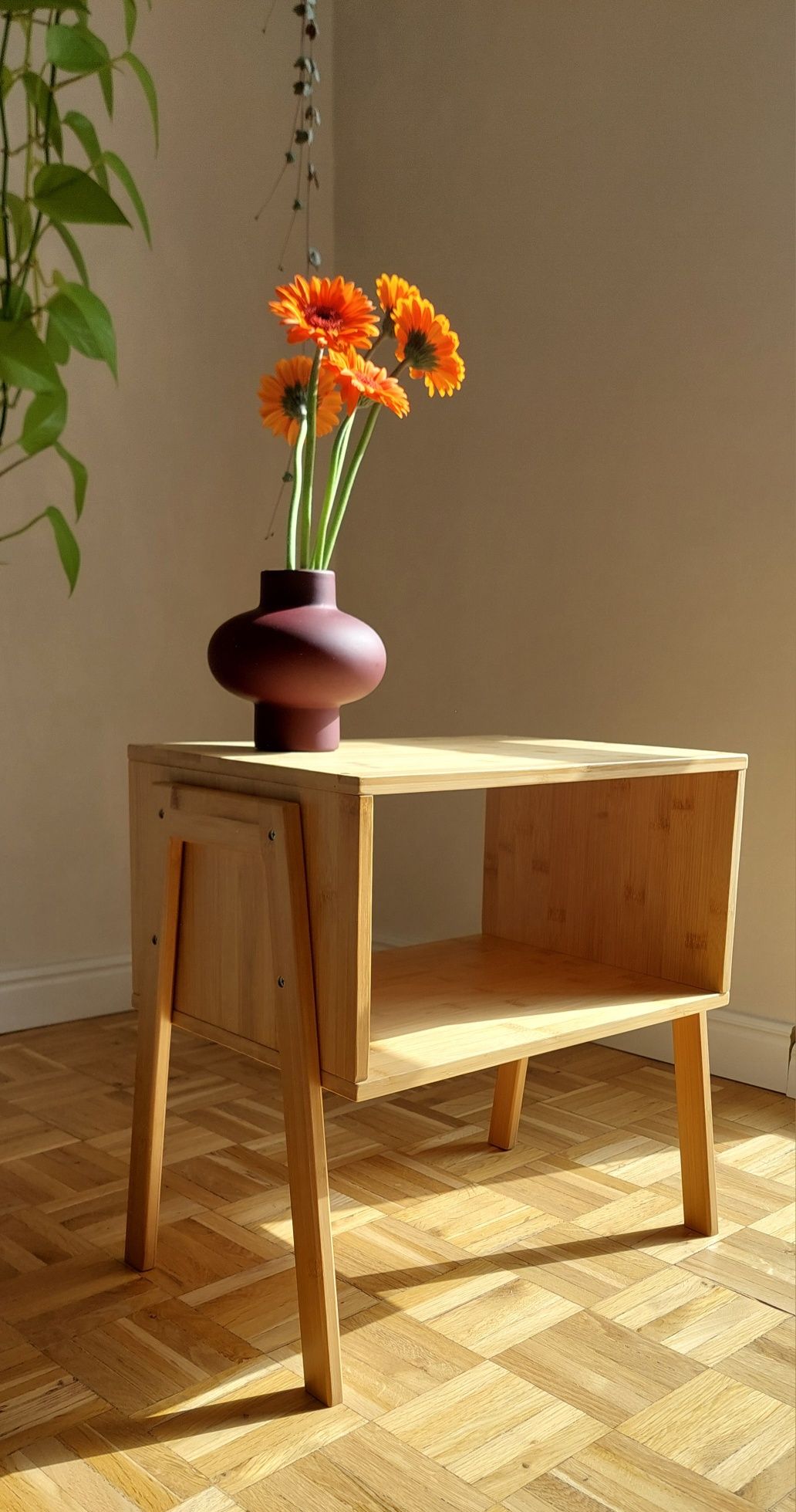 Najpiekniejsza Szafka nocna stolik do sypialni salonu boho loft scandi