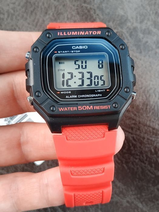 Годинник  Casio W-218H-4B Оригінал Гарантія Часы Касио