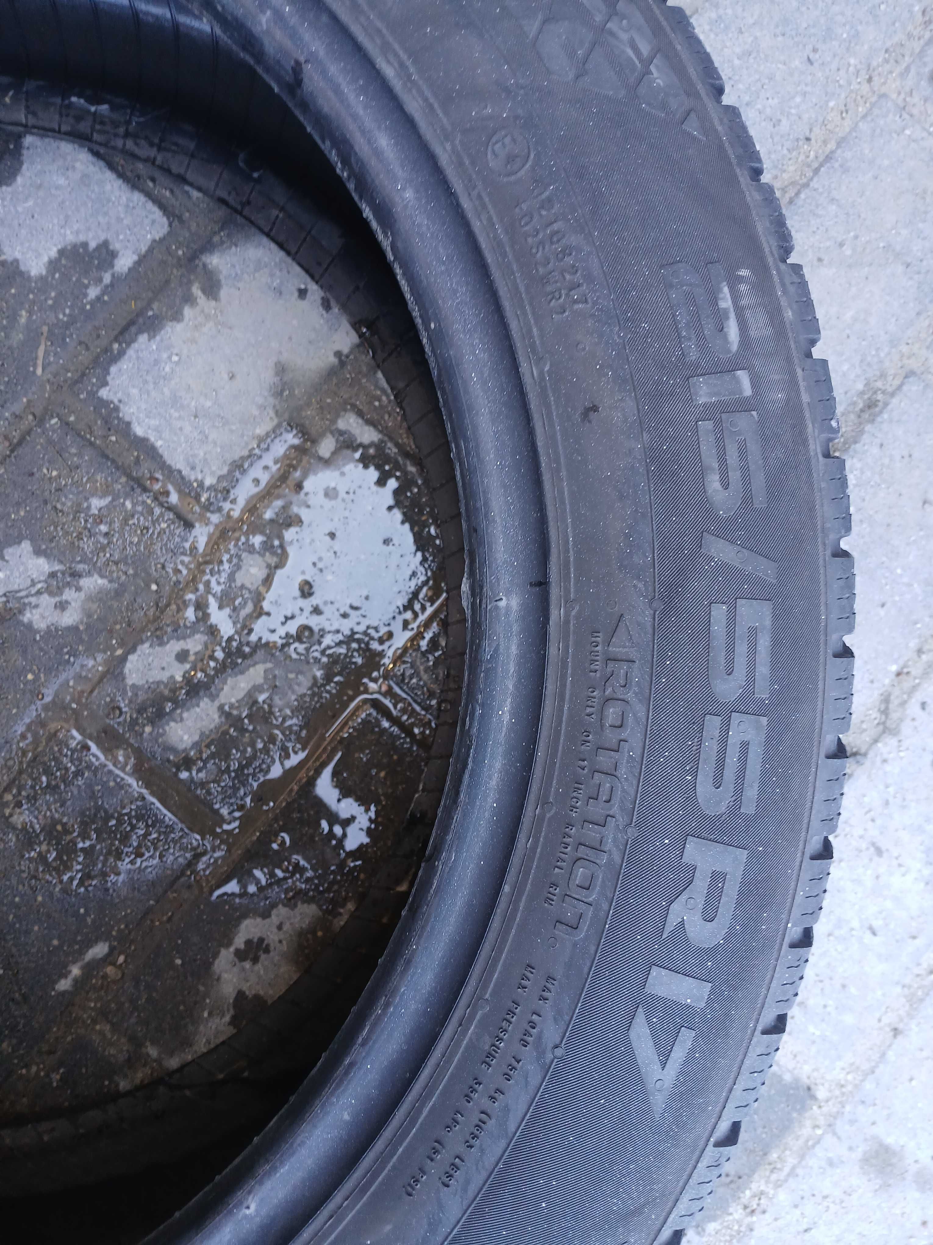 4x używane opony zimowe 215/55 R17 Nokian Gwarancja Montaż Duży wybór