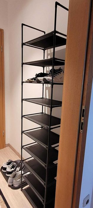 Przechowywanie dom 10 poziomów na pudełka wysokie szary