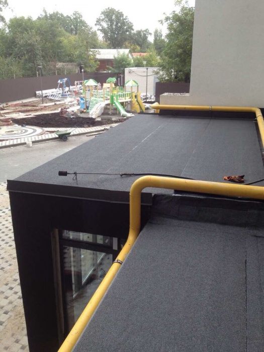 Ремонт крыши.Кровля рубероидом