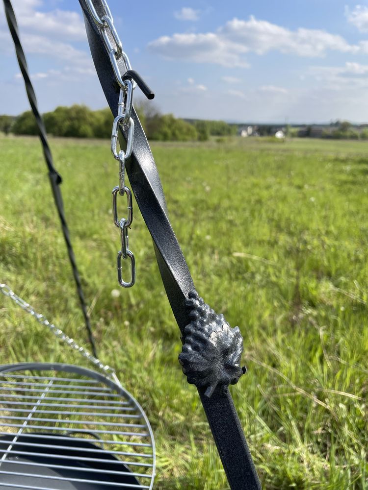 TRÓJNÓG SKŁADANY KUTY Grill Ogrodowy Palenisko 60cm *Polski Producent*