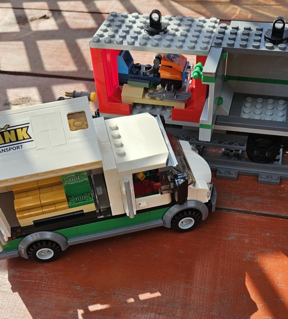 Lego city 60051 i 60198 plus tory pociąg ciuchcia