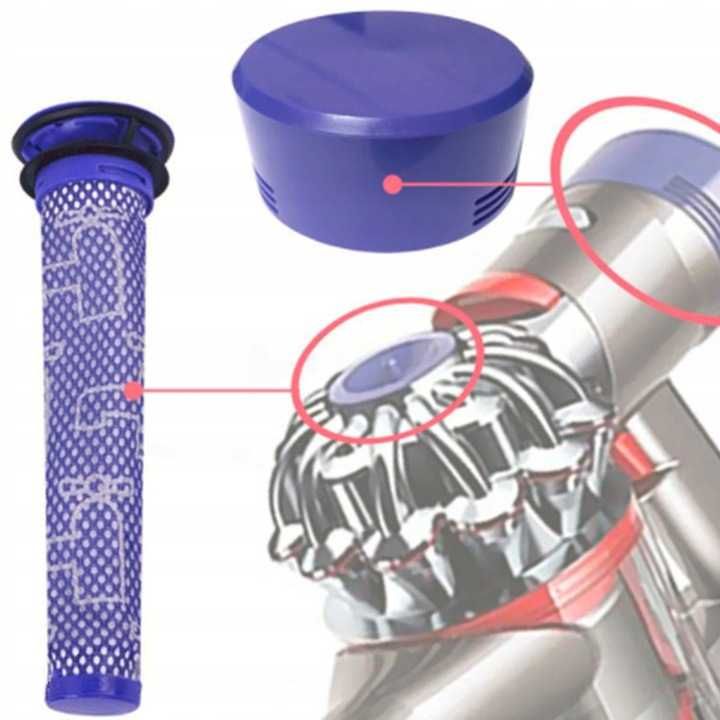 2 sztuki Zetaw Filtr Filtry do Dyson V7 V8