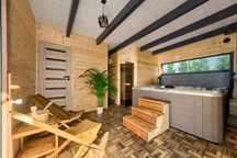 Noclegi Magnolia Energylandia Zator Mini spa sauna i jacuzzi