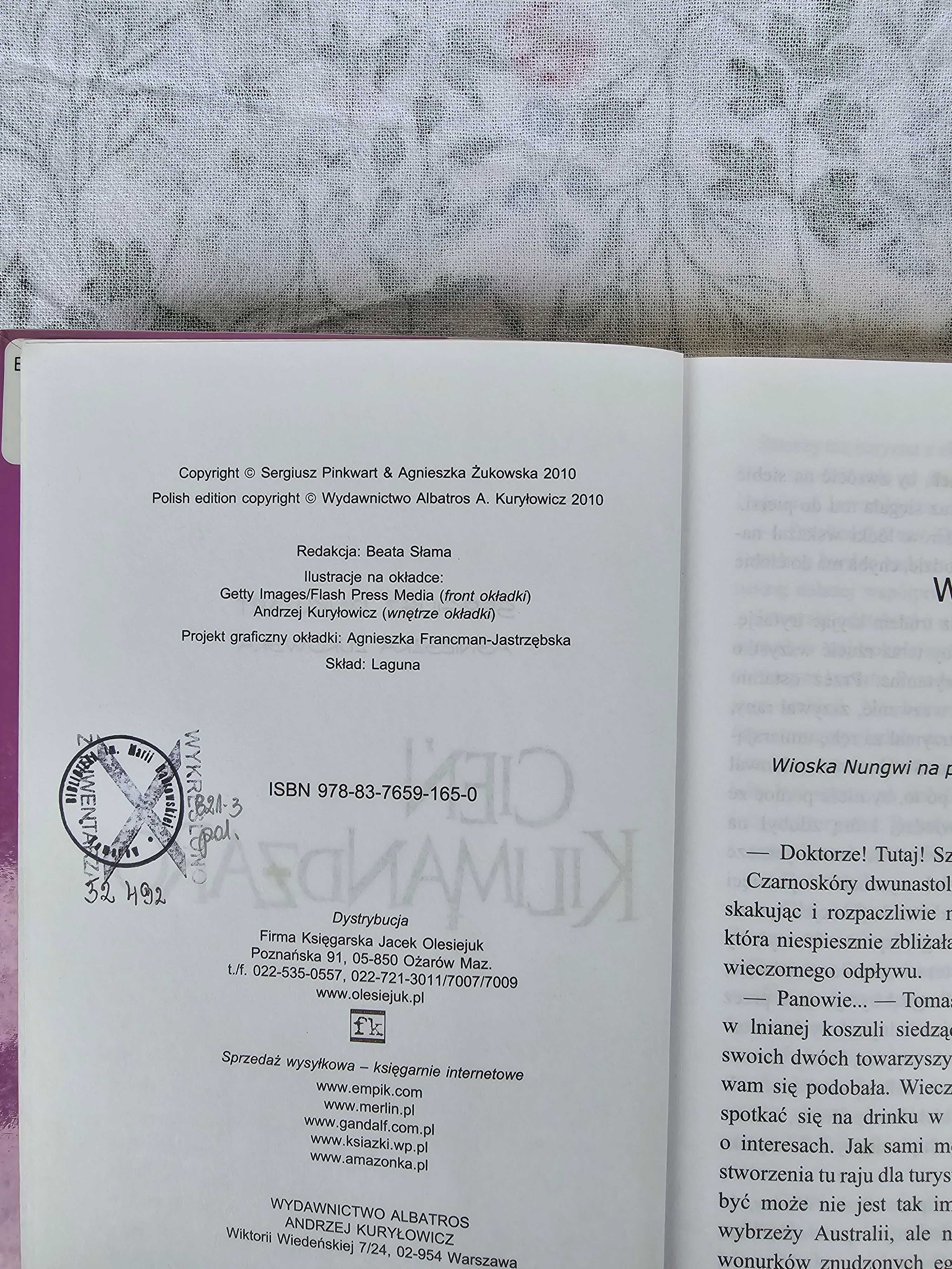 Cień Kilimandżaro Sergiusz Pingwart, Agnieszka Żukowska