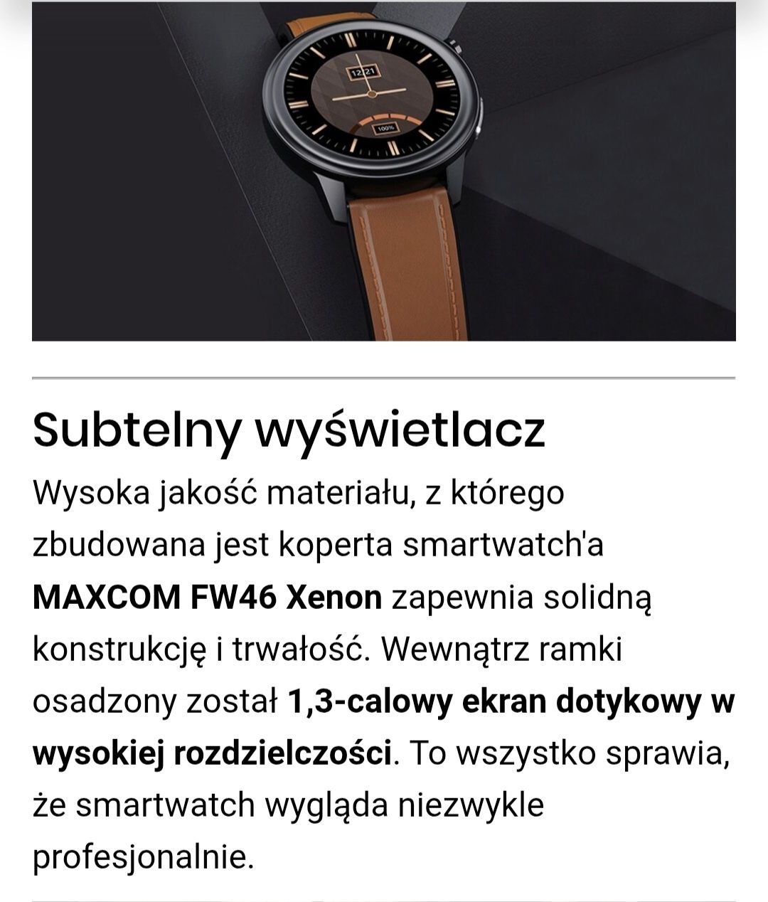Zegarek maxcom xenon FW46