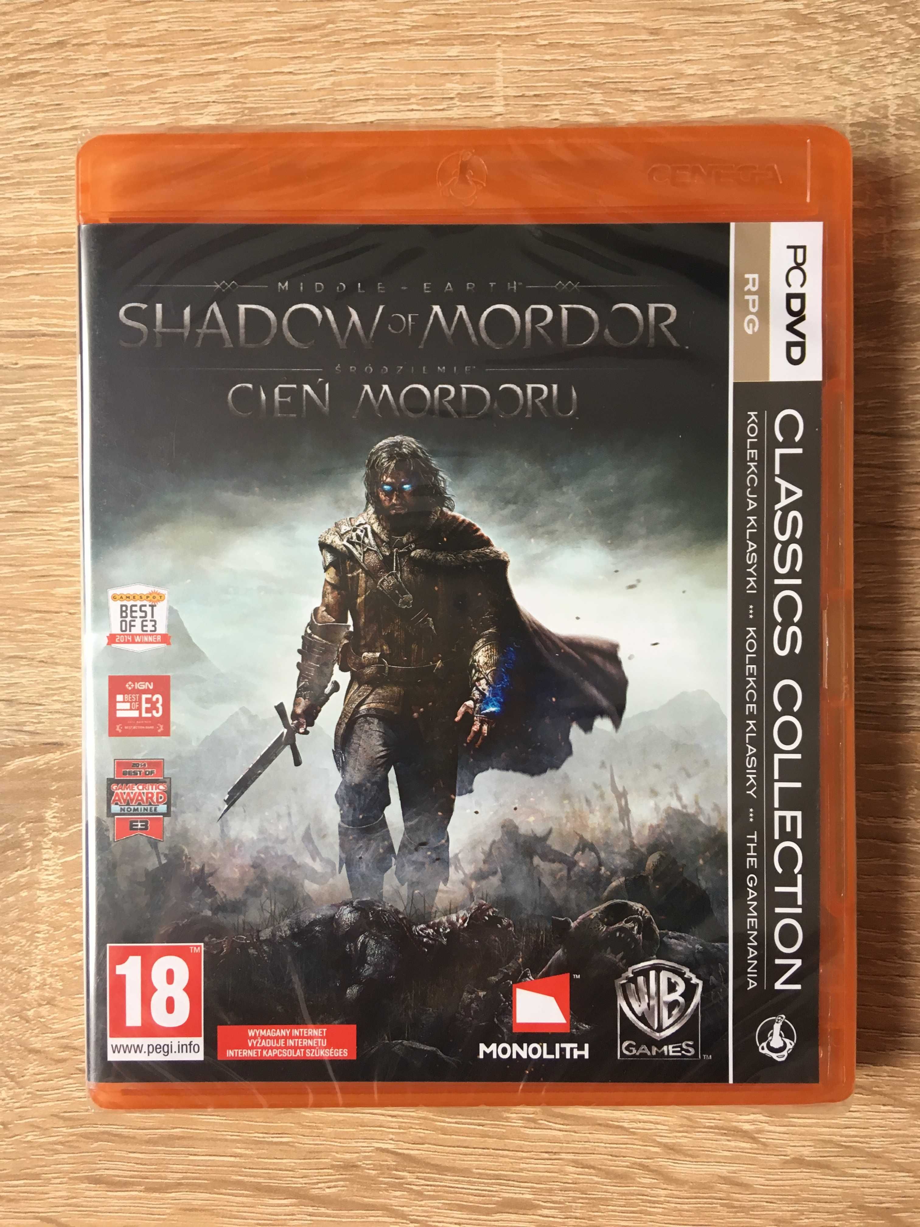 Śródziemie: Cień Mordoru - PC - Warner Bros - PL - NOWA, FOLIA
