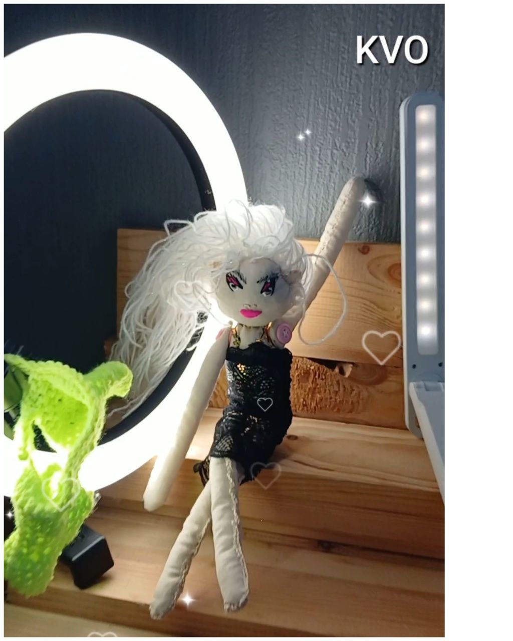 Лялька ручної роботи KVO, текстильна лялька
