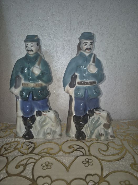 Графин статуэтка Охотник с собакой СРСР