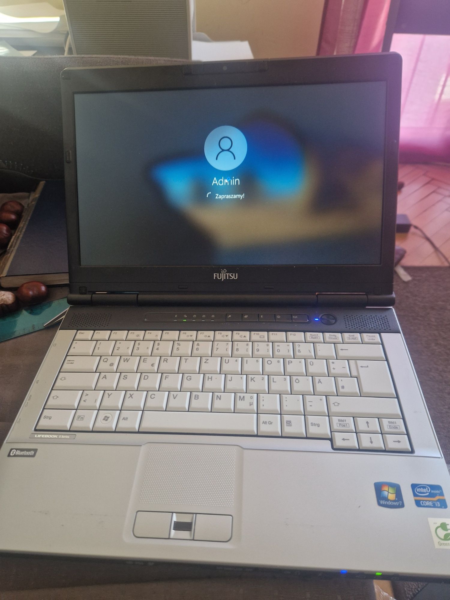 Laptop Fujitsu S751 I3 8GB DDR3 128 GB SSD Win10 64Bit