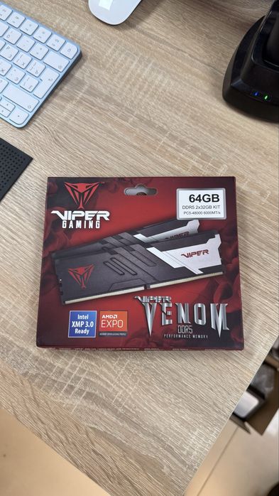 PATRIOT 64 GB (2x32GB) DDR5 6000 MHz Viper Venom (PVV564G600C30K)