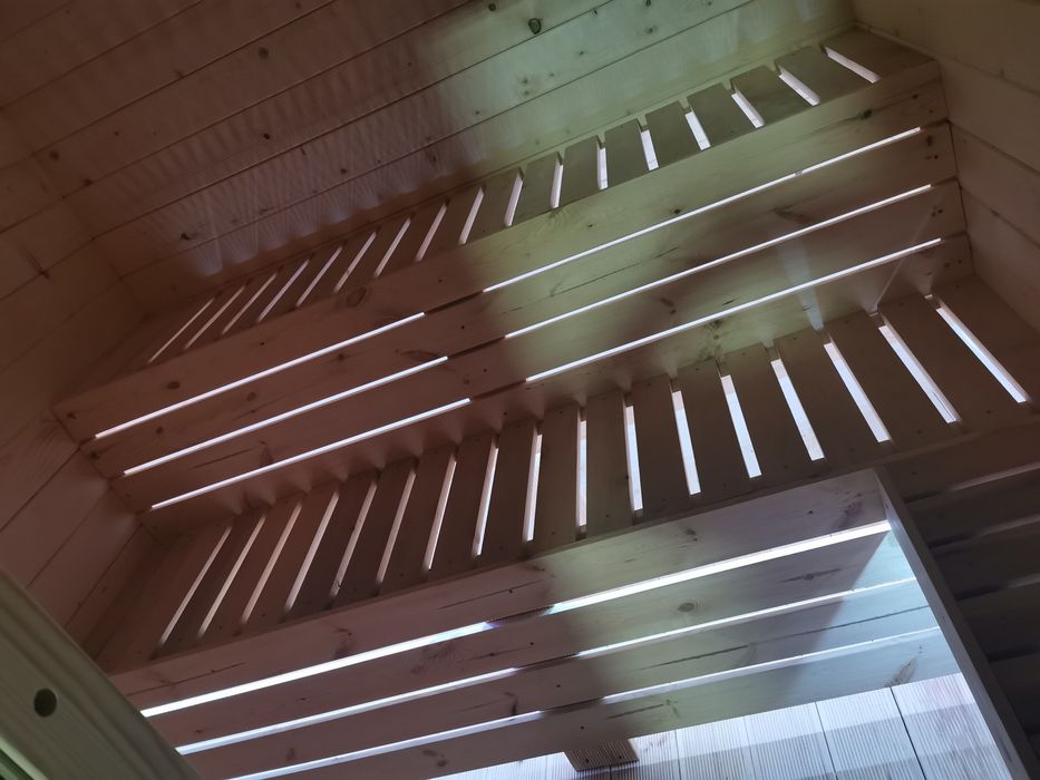 Sauna Ogrodowa 2 m x 2 m Cały komplet Piec Harvia Pc90 Raty Leasing