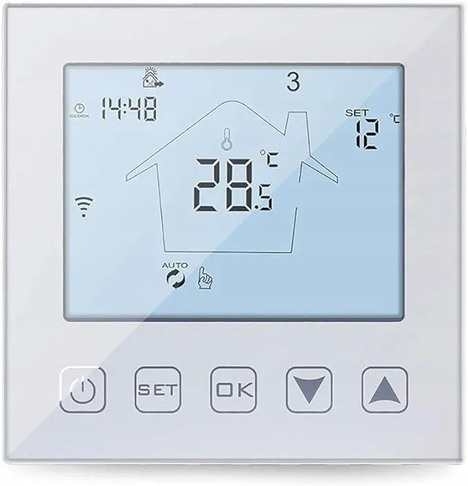Termostat do ogrzewania podłogowego  WIFI TUYA KETOTEK KTF0155B 20 szt