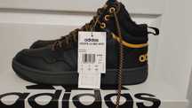 Кросівки зимові Adidas HOOPS 3.0 MID WTR BLACK IG7928 (Нові)