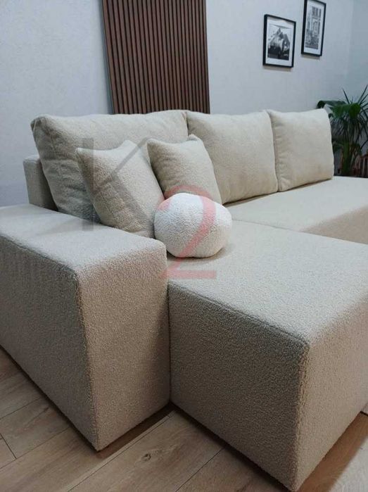 Narożnik Boguś nowoczesna sofa, kanapa rozkładana bonell + gratis