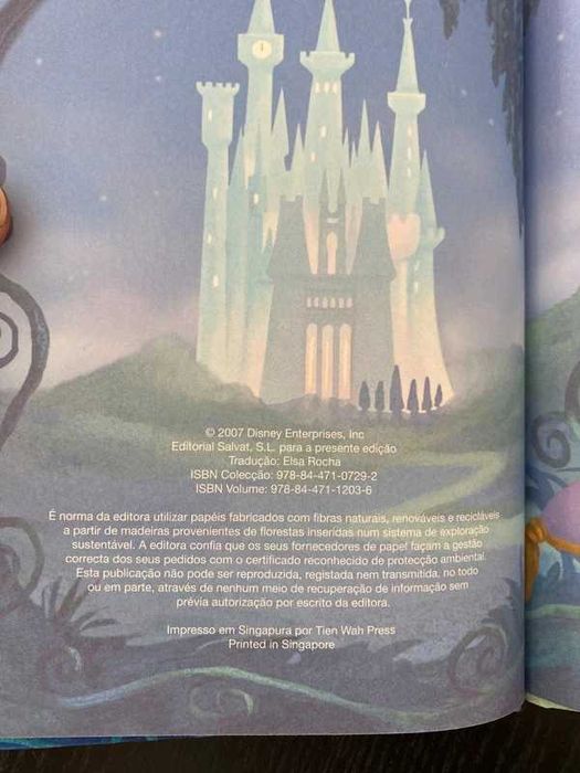 Lote 4 Livros Disney Salvat capa dura