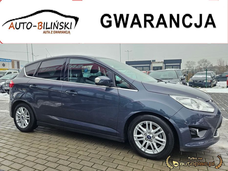 Ford C-MAX 1.0 Ecoboost 125KM.Parktron2x.Grzana przednia szyba.Isofix.Opłacony.Gw