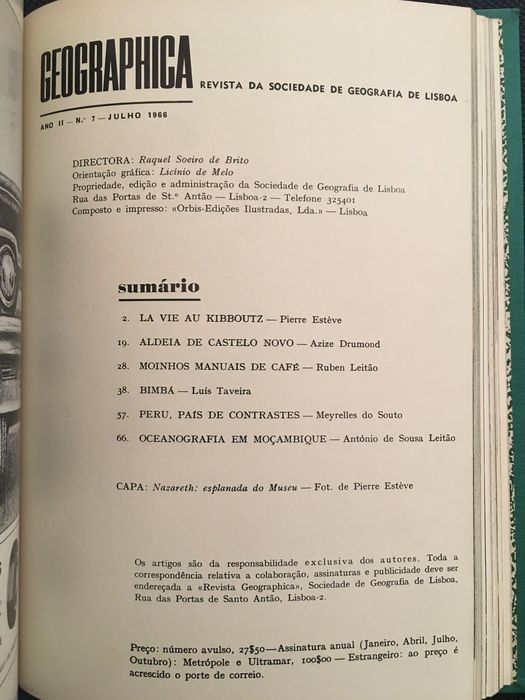 Geographica (Angola-Moçambique-Almeirim-Porto Covo-Açores)