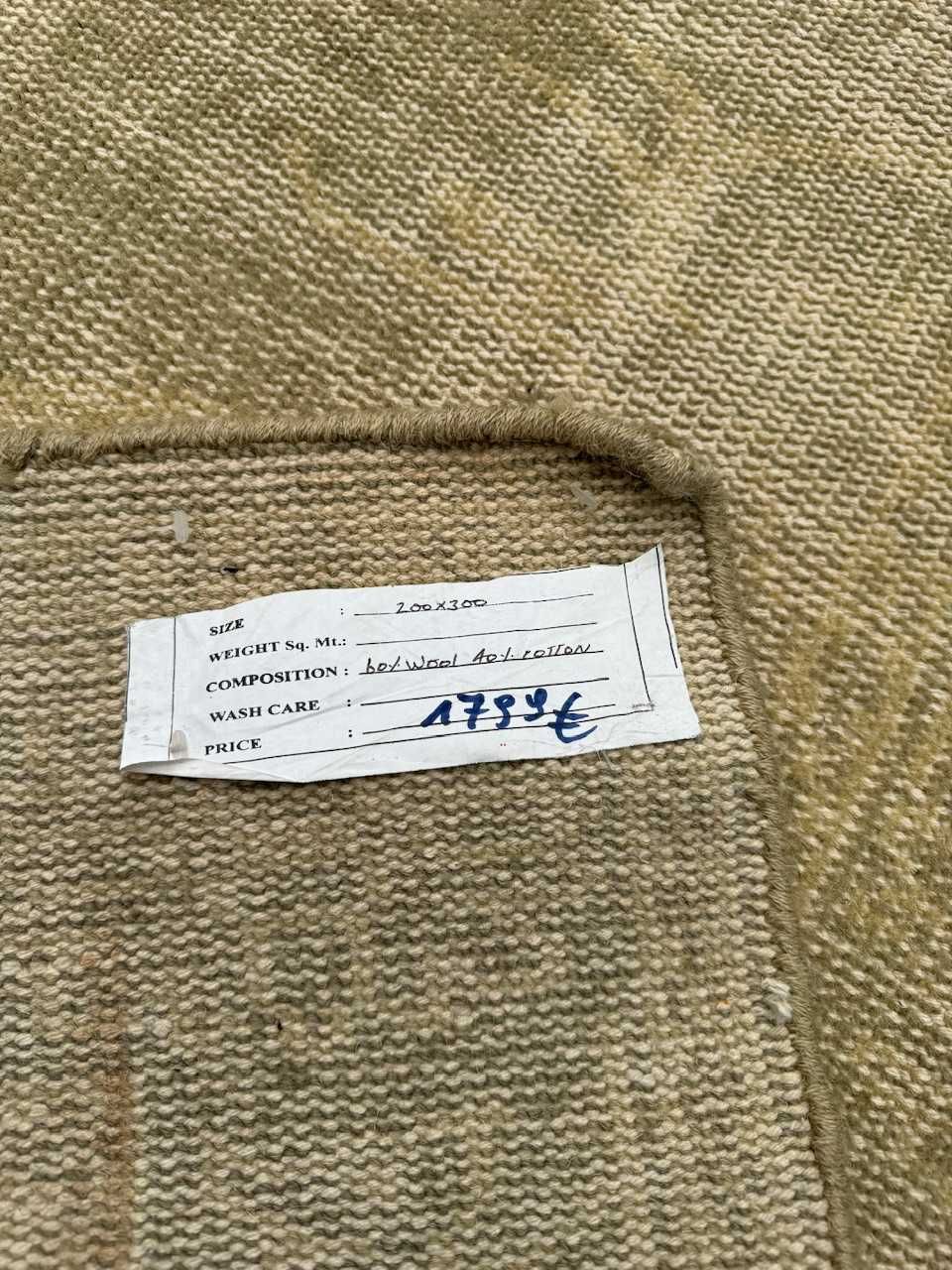 Nowy dywan r.tkany wełniany indyjski JAIPUR 300x200 cm sklep 8 tyś
