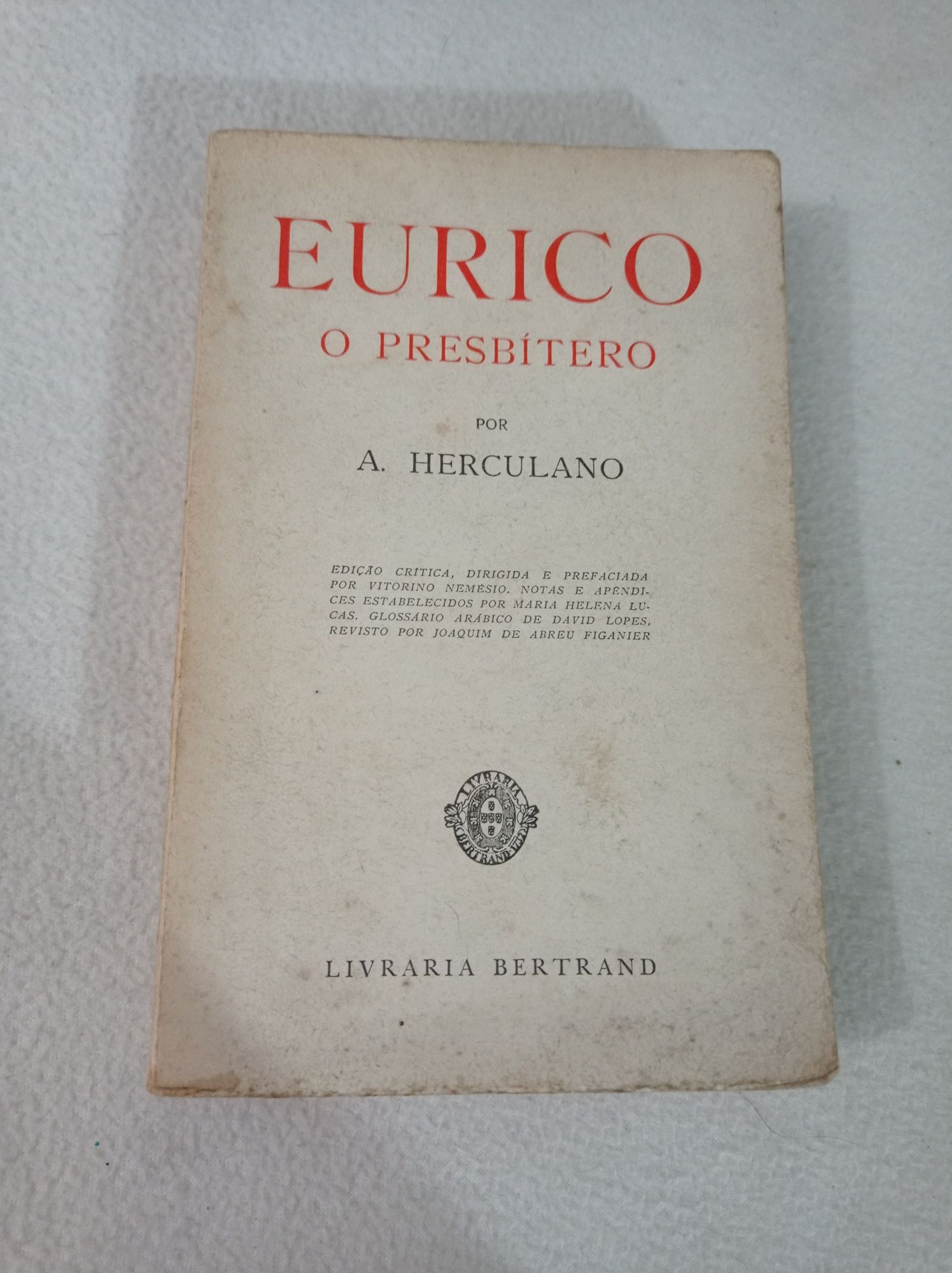 Eurico, o presbítero - Alexandre Herculano