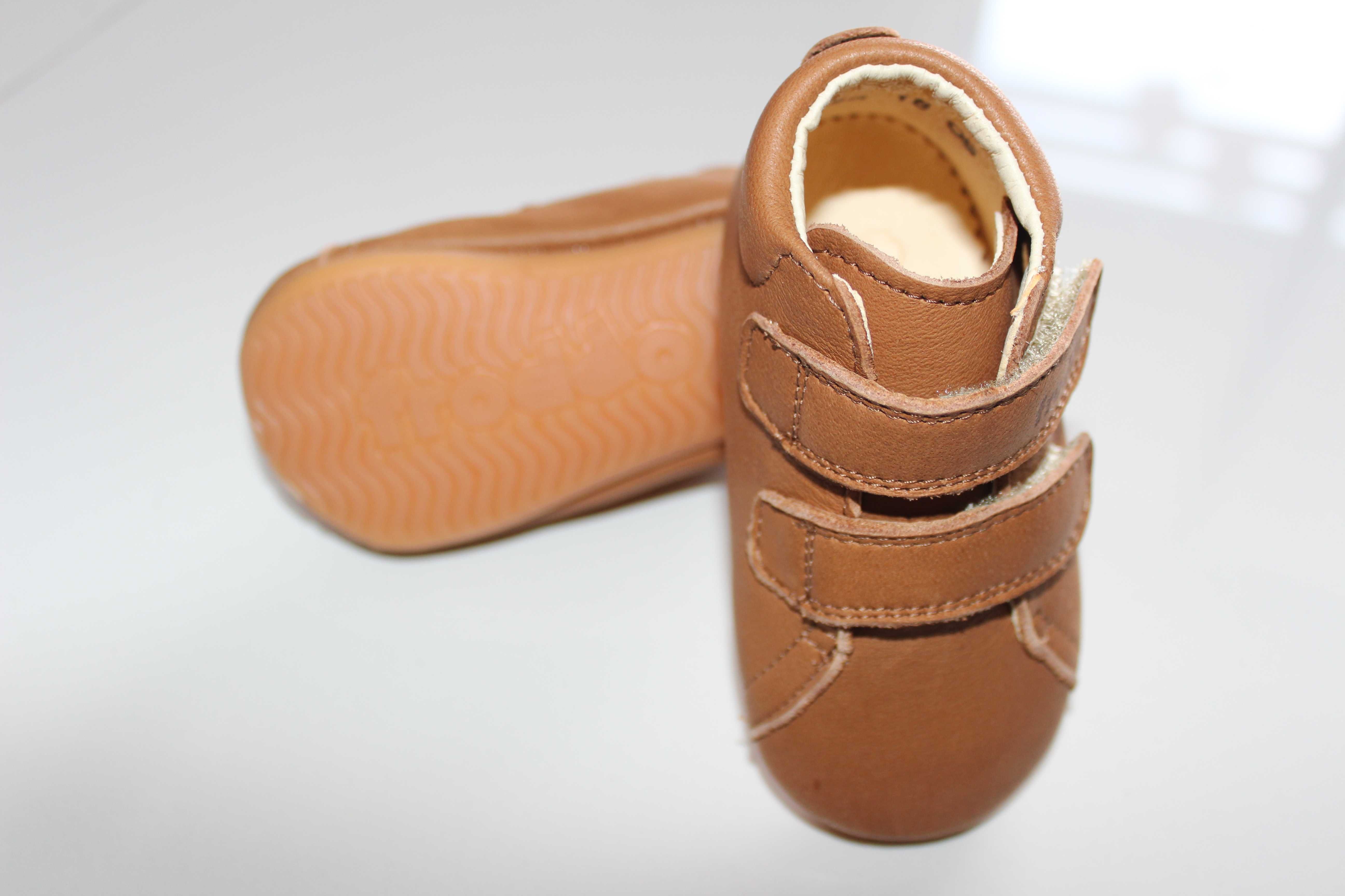 Botas Prewalkers marca Froddo Barefoot Cor Camel - Madali Baby Store