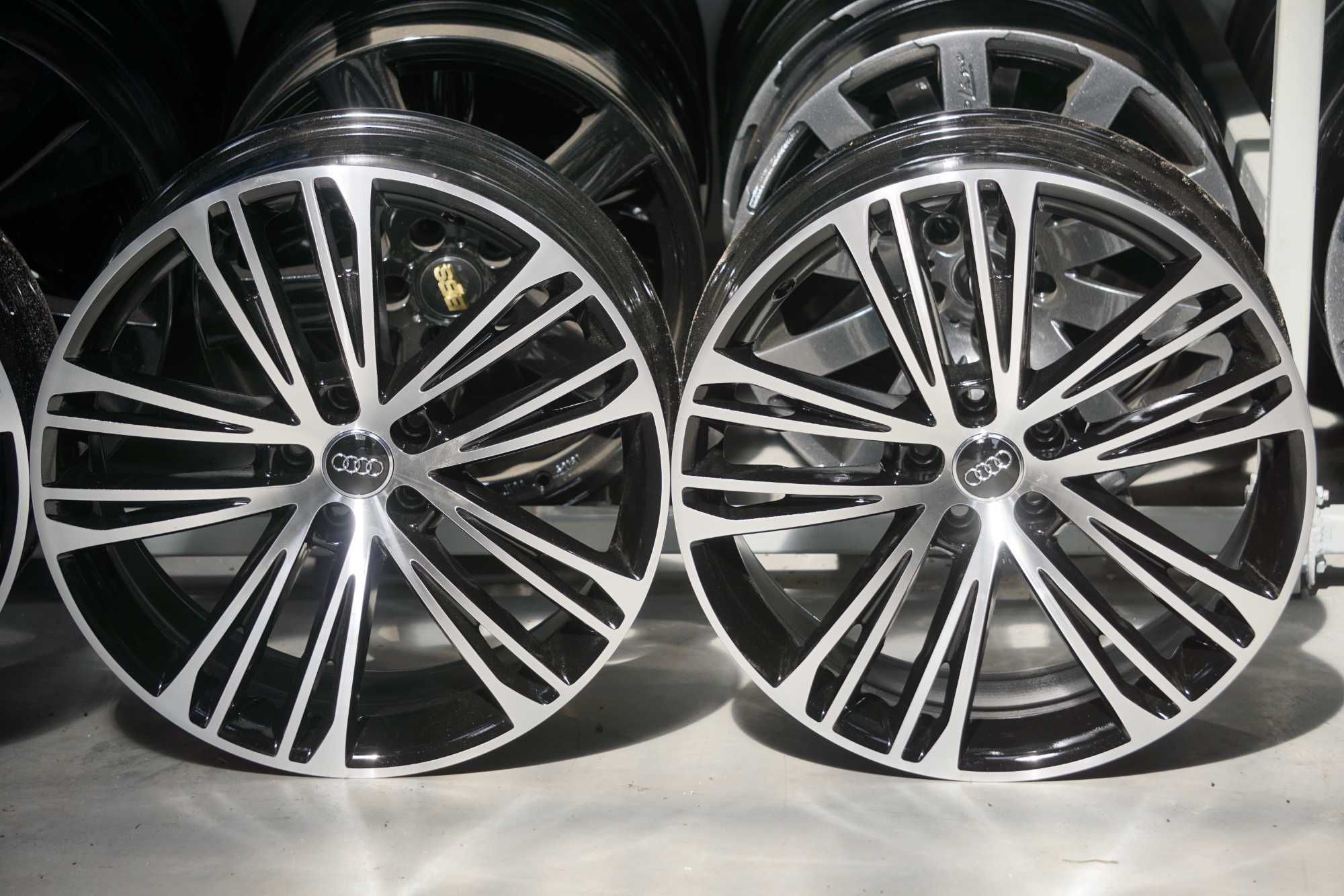 Alufelgi Audi A7 A5 A6 A8 Q5 Q7 5x112 8.5Jx20 et30 czarne i cnc