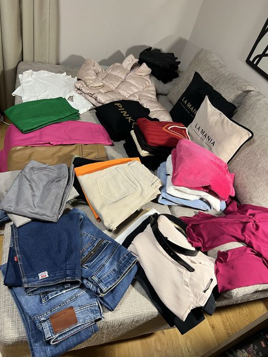 Mega paka markowych ubrań damskich JESIEŃ-ZIMA rozm. xs/s