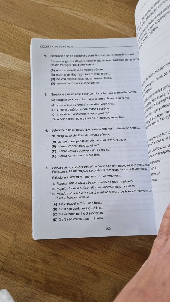 Biologia e geologia questões de exame 11 ano