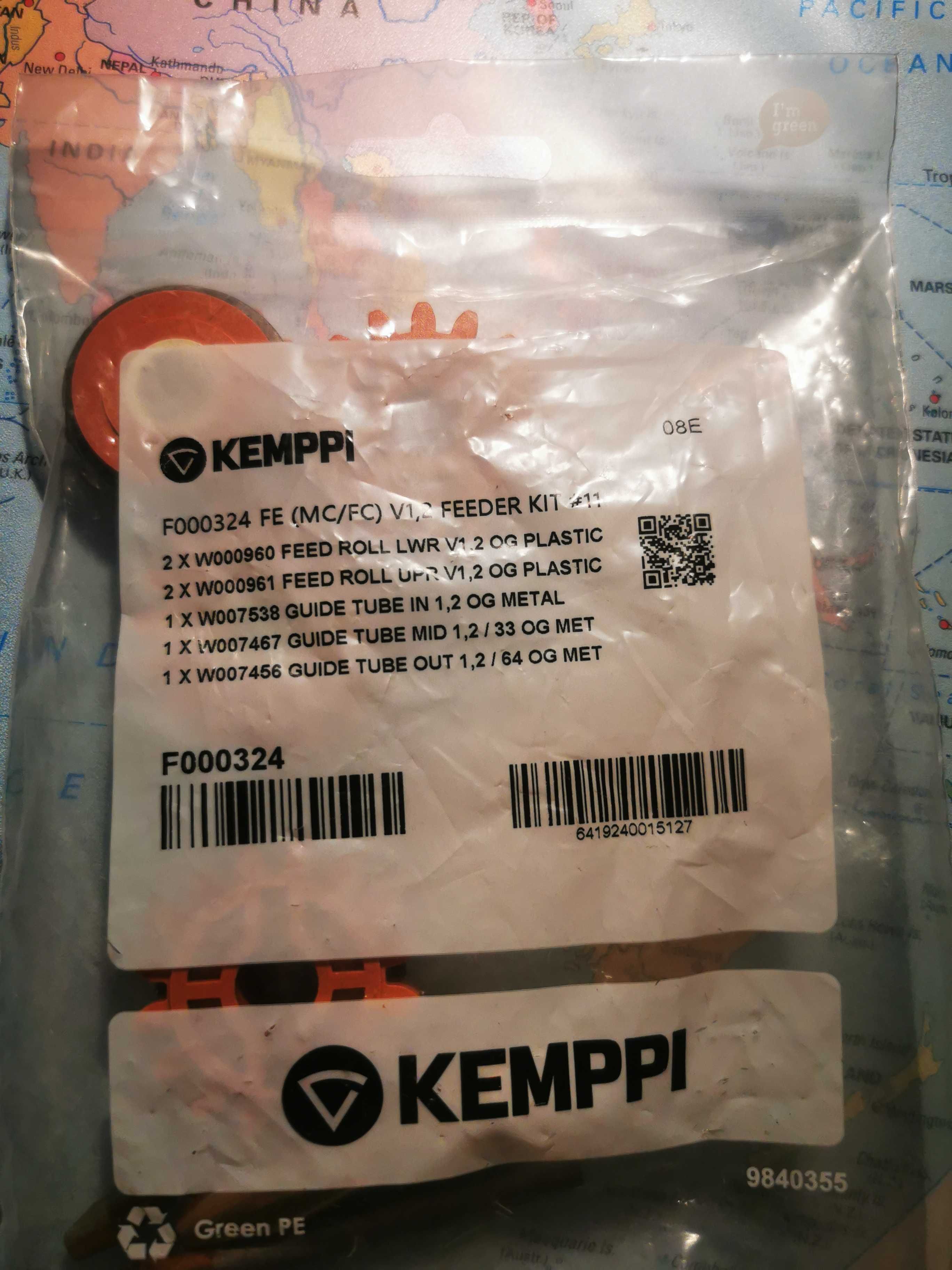 Rolki KEMPPI F000324 v1,2 Zestawy części eksploatacyjnych do podajnik