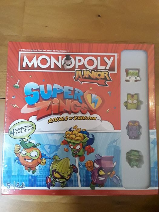 Monopoly Junior Super Zings - NOVO