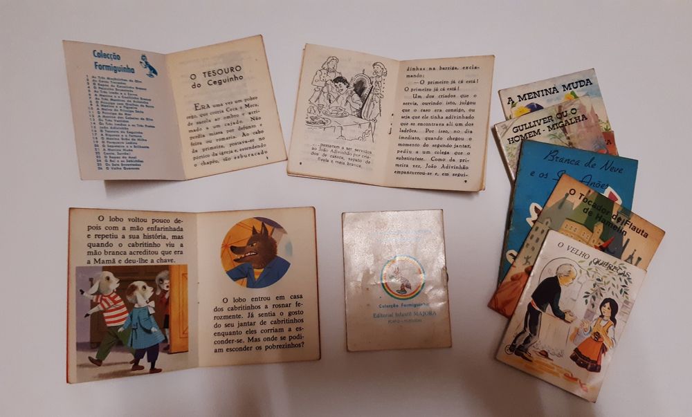 Lote livros Formiguinha/outros anos 80