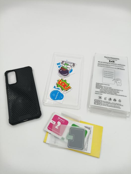 Etui ochronne ze szkłem do Samsung s20