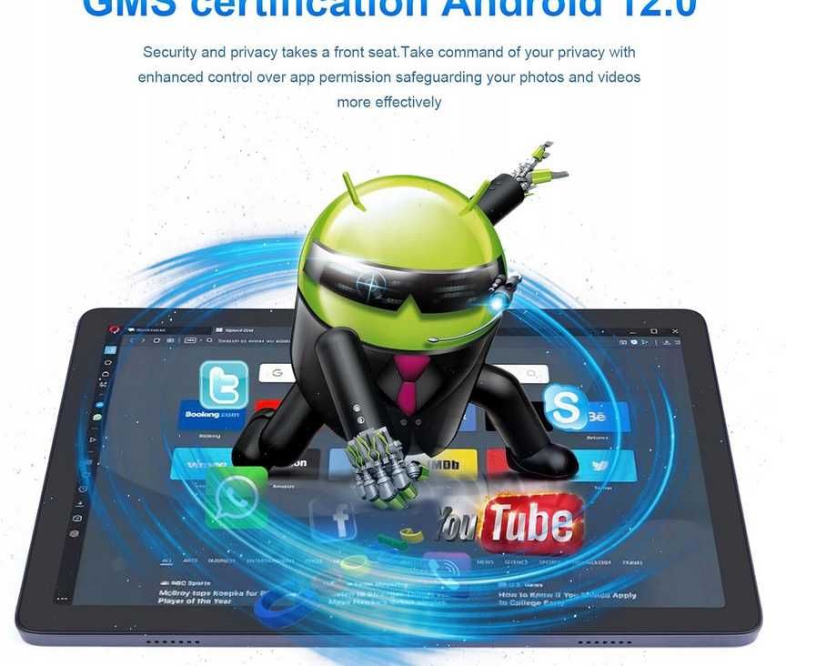 Tablet C idea 10.1 Android 12 8GB RAM 1920x1200 Full HD 2.4G/5G WiFi