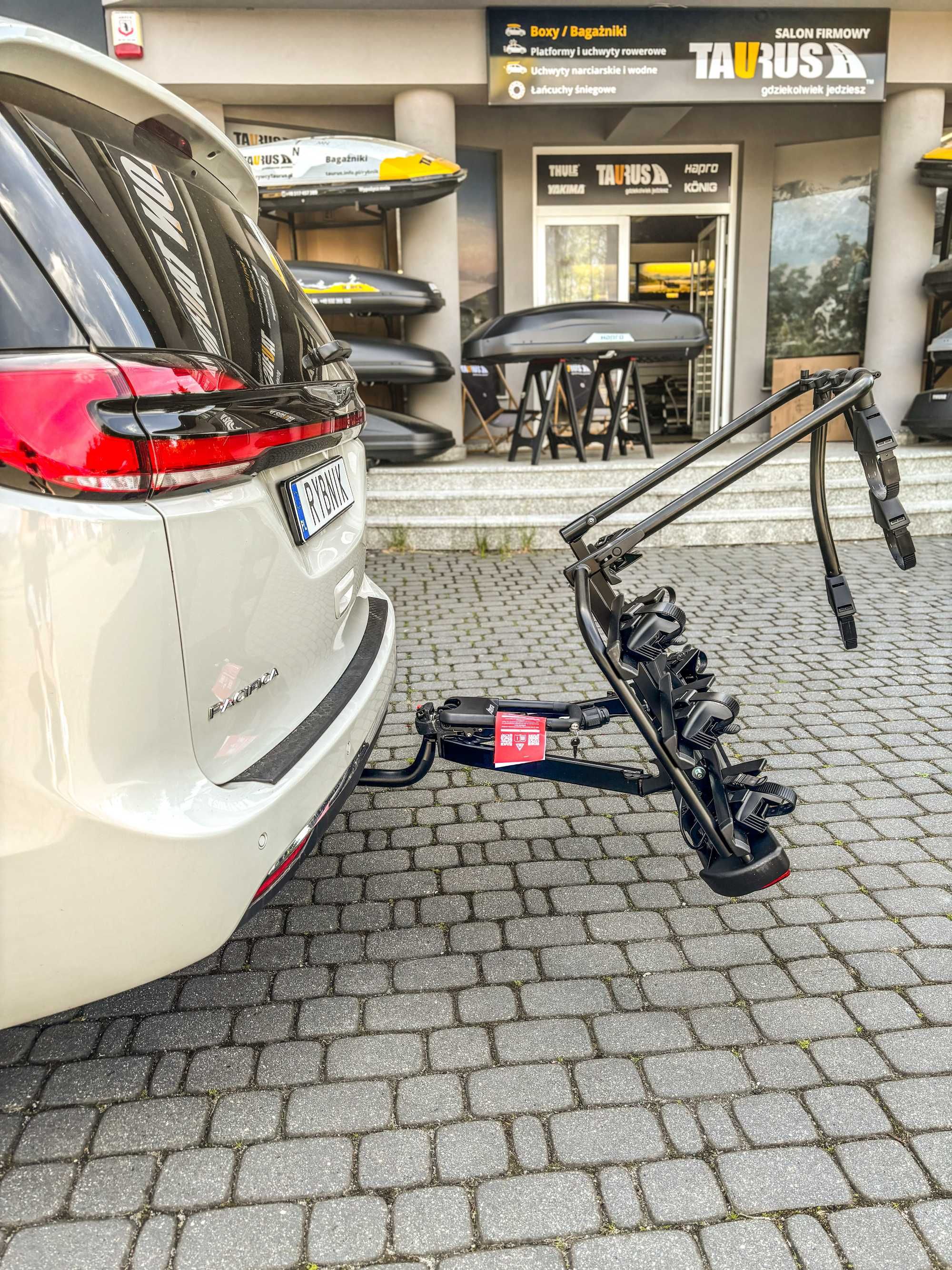 Atera Strada Sport 3 black 67 Kg bagażnik rowerowy na hak na 3 rowery