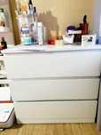 Comoda malm 3 gavetas