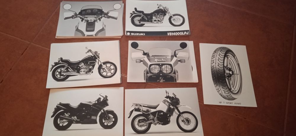 44 Fotos / Postais, Motas, 17,5x13