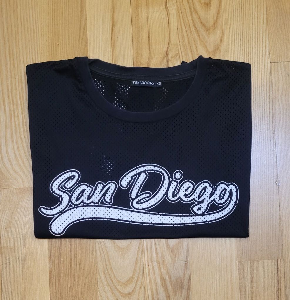 Koszulka damska T-shirt siateczka crop Terranova Rozmiar XS