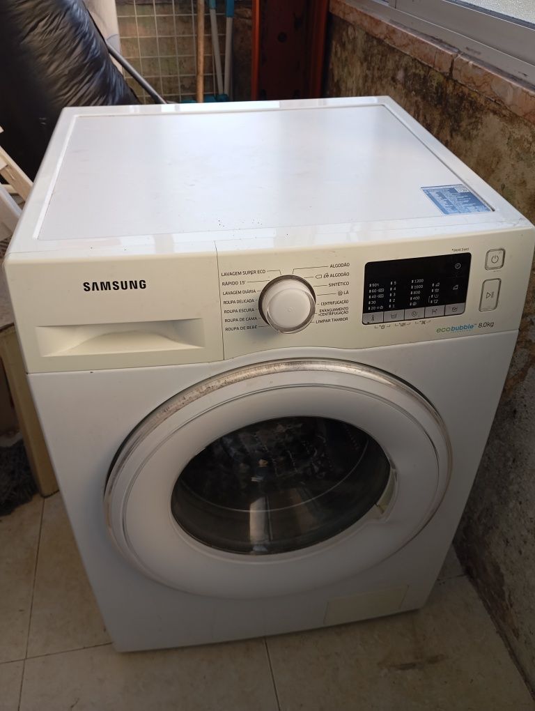 Máquina Lavar Samsung 8kg EcoBubble