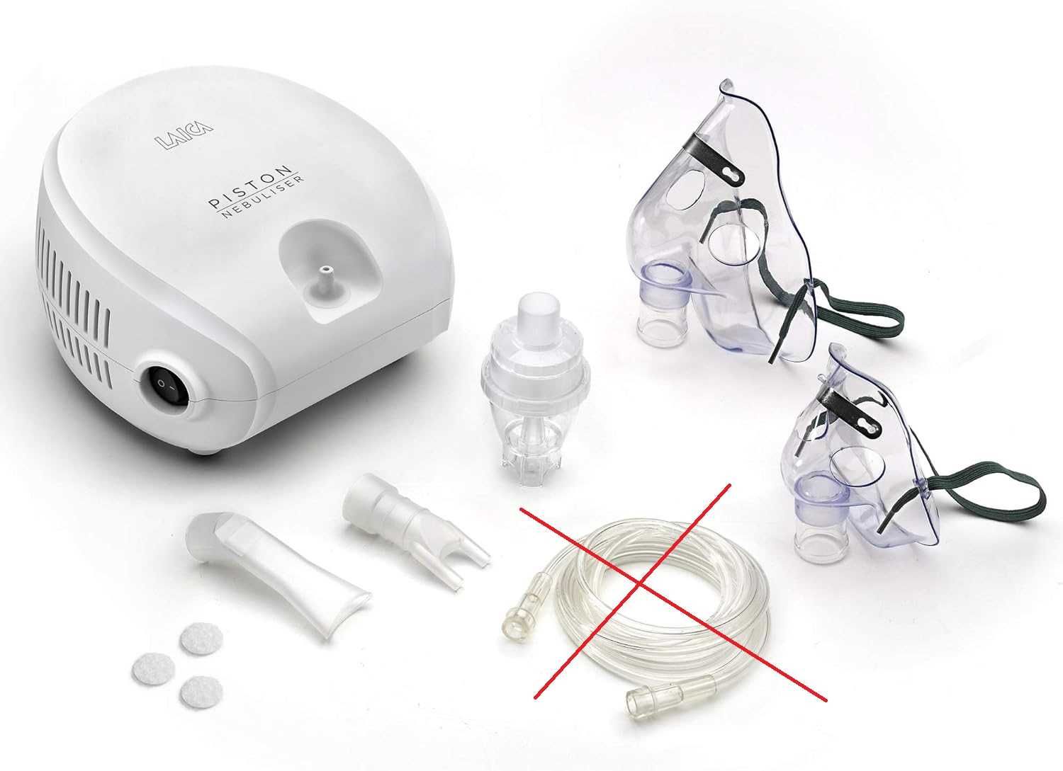 LAICA NE2014 inhalator nebulizator dla dzieci i dorosłych - defekt