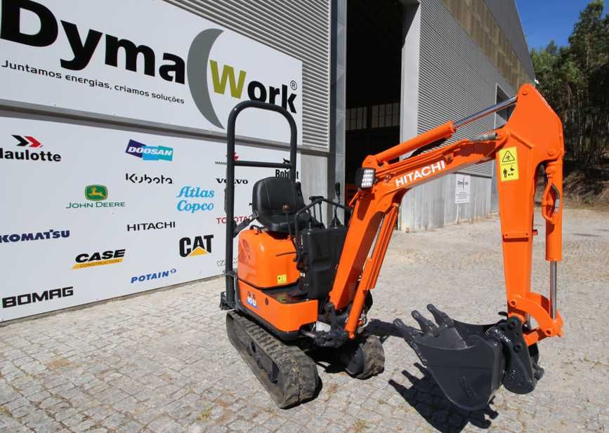 Mini giratória  Hitachi ZX 10U  como nova