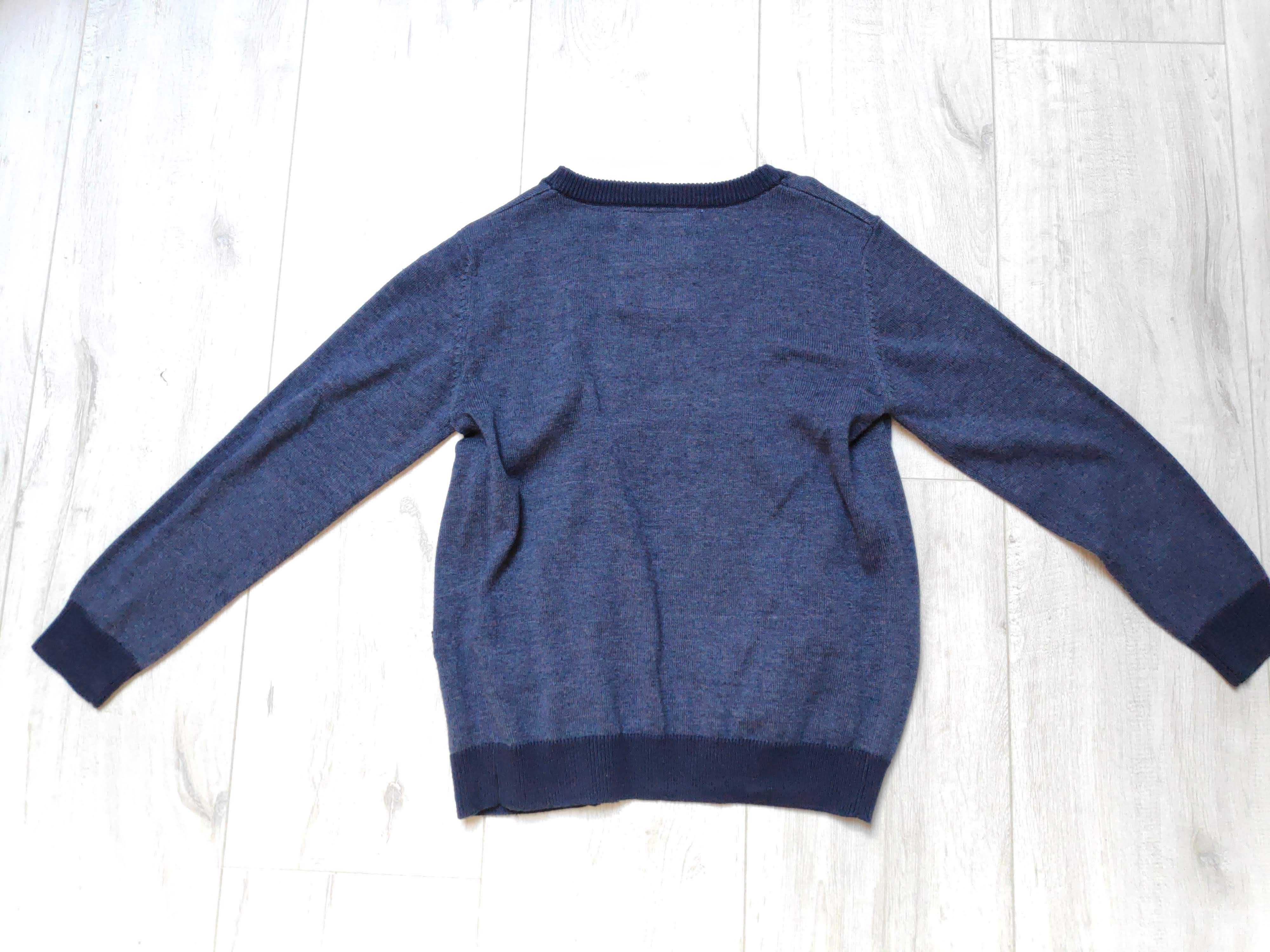 Granatowy sweter CoolClub, rozmiar 128