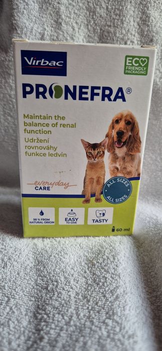Virbac Pronefra 60 ml – mieszanka wspomagająca psy i kotów na nerki ko