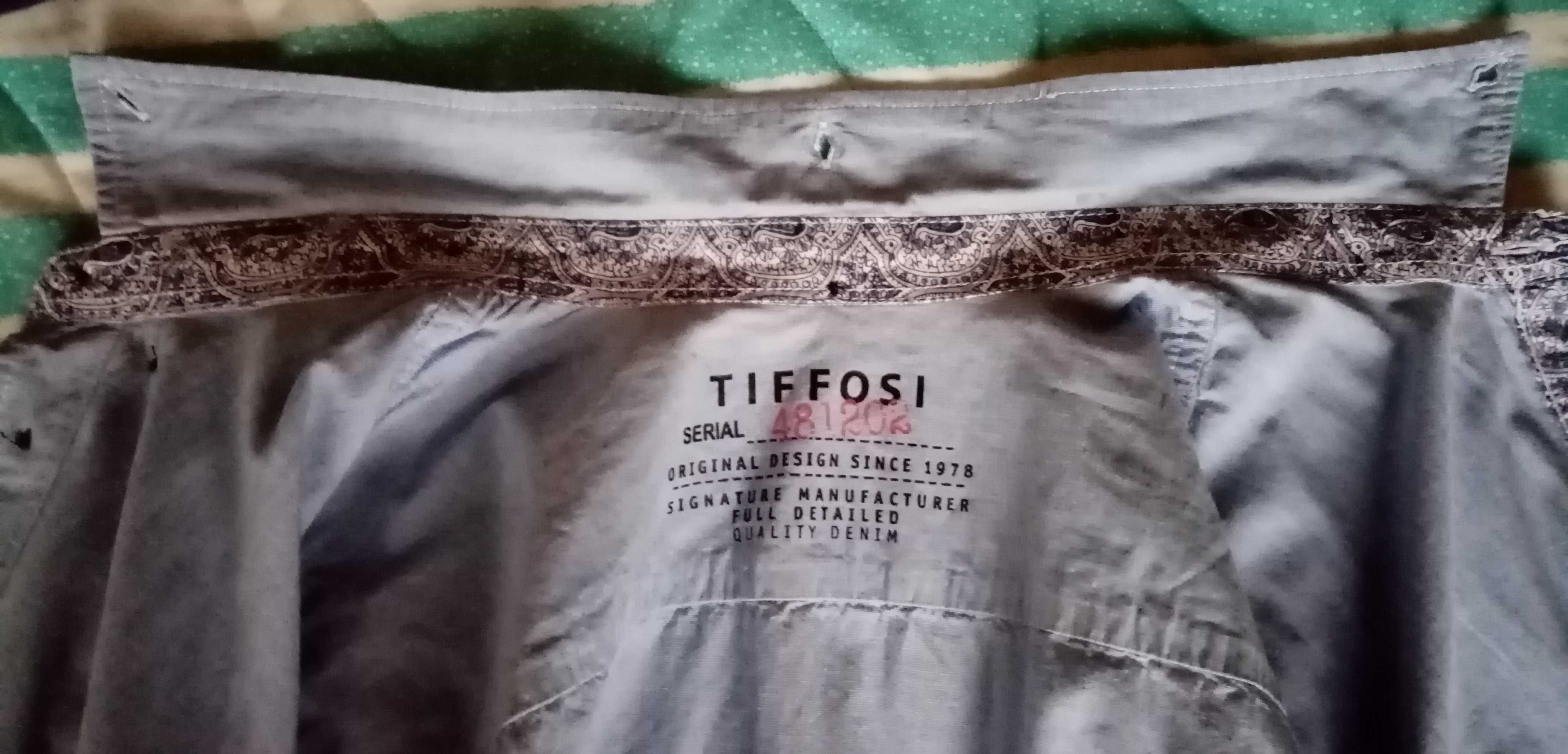 Camisa manga curta tiffosi para homem