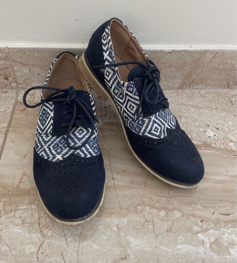 Sapatos rasos azuis (Primark, tamnho 36)