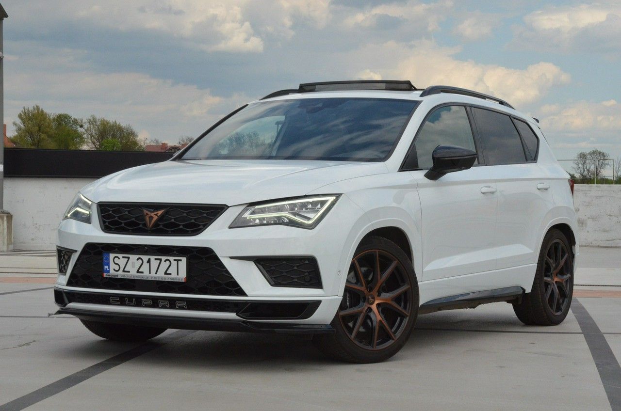 Cupra Ateca 2.0 TSI 300 KM 4Drive DSG Navi PL/ LEDy/ Kamera/ Kubełki/ Race/Dyfuzor