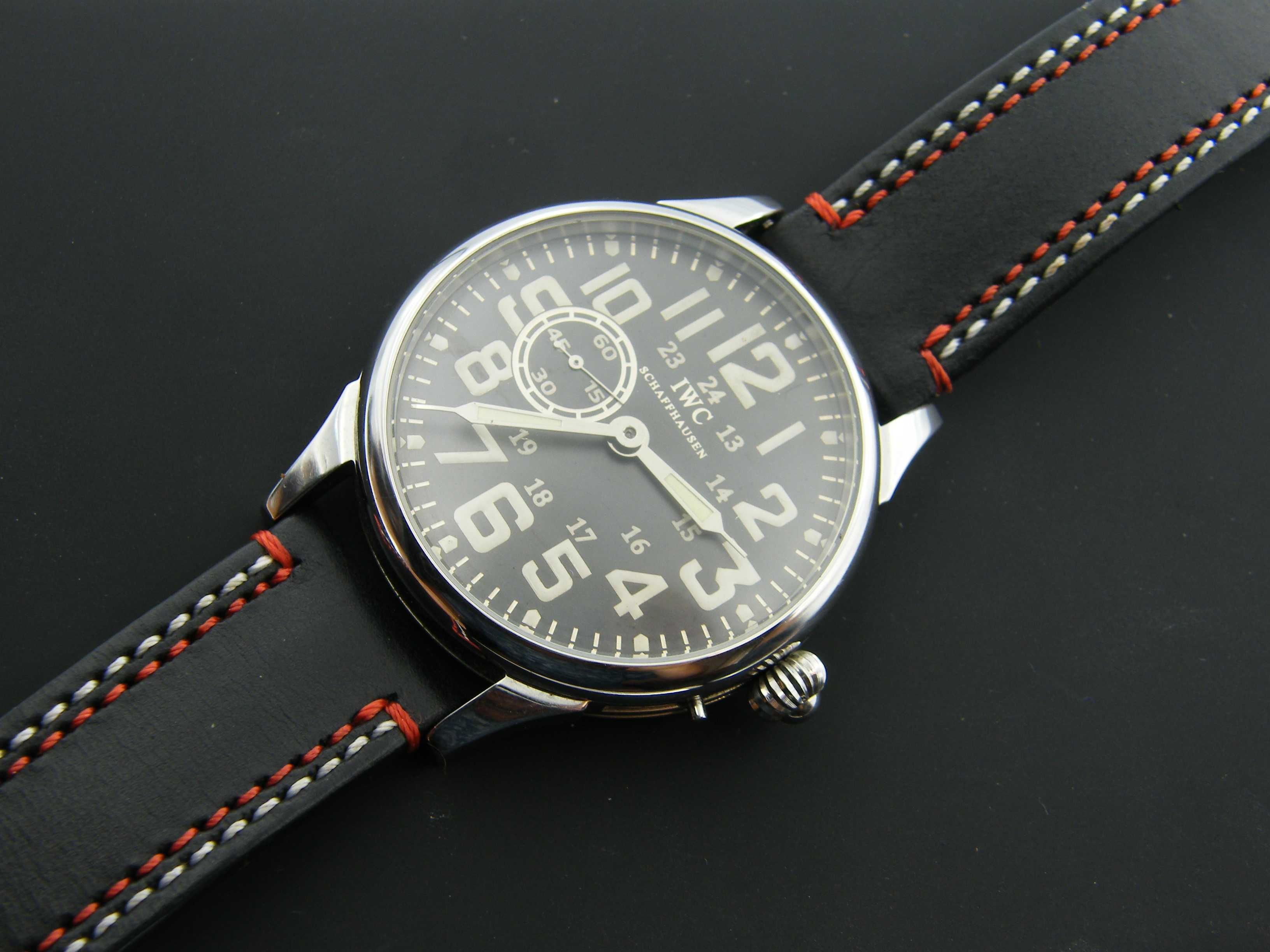 IWC Schaffhausen Pilot Piękna Pasówka w Stali Cal. 63 z 1904 roku